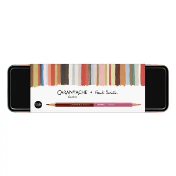12er-Set zweifarbige Aquarellstifte und Pinsel von Paul Smith Caran d'Ache