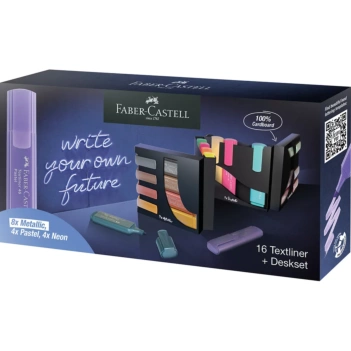 Faltset mit 16 Textliner 46 Faber-Castell-Markern