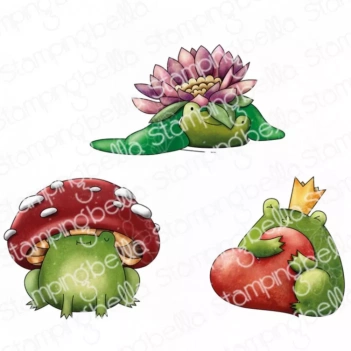 Stamping Bella Gummistempel Frog Trio Set 