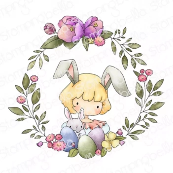 Sello de Caucho April and her Bunny Stamping Bella