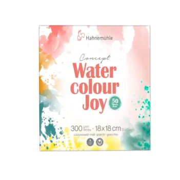 Concept Watercolour Joy, 300gsm cold pressed, 18x18cm, 50sheets