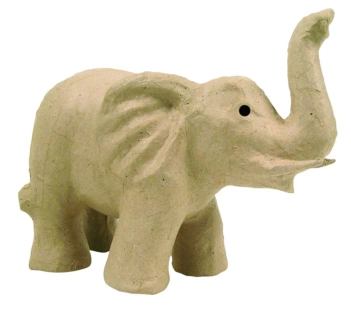Elefant aus Pappmaché