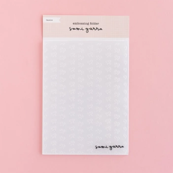 Carpeta de embossing Lazos Mary Sami Garra