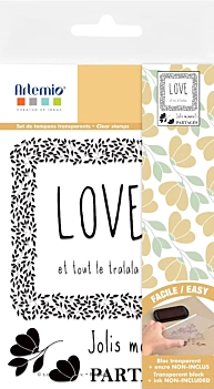 Satz Acrylstempel Marco Love On My Way Artemio