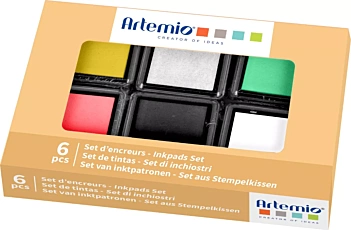 Artemio Set 6 Ink Grundfarben 