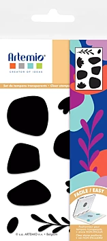 Sellos Transparentes Color Block Artemio