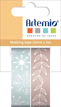 Set 2 Washi Tape Let it Snow Flakes Artemio