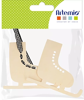 Die-Cuts de Madera Patines Imagine Xmas Artemio

