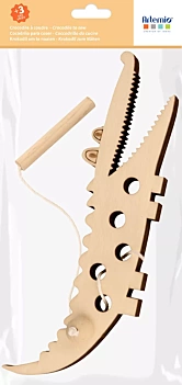 Cocodrilo de Madera para Coser Safari Artemio