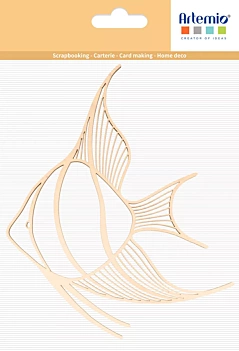 SUPER AANBIEDING **40%** Artemio Corail Houten Die-Cut Tropische Vissen