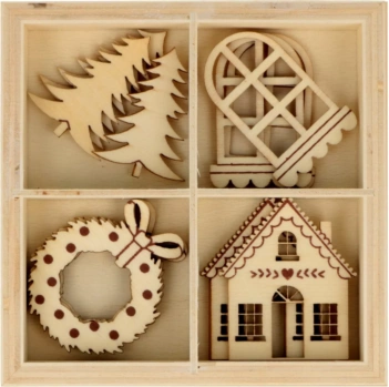 Set Casas de madera Home for Christmas Artemio