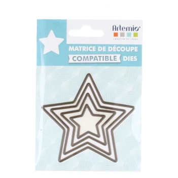 Artemio Small Stars Die mit Sizzix kompatible Welt