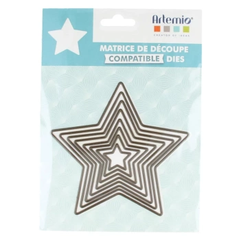 Troquel Estrellas Artemio compatible con Sizzix