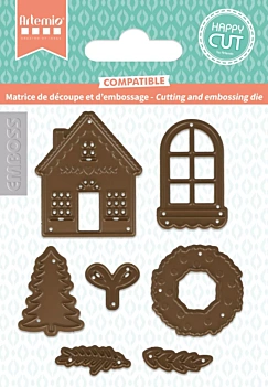 Set de troqueles Christmas Home for Christmas Artemio