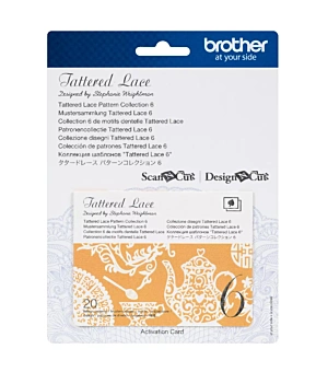 Brother ScanNCut DX Mustersammlung Tattered Lace Nº 6