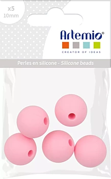 Cuentas de silicona Rosa pulverizado My little Baby Artemio

