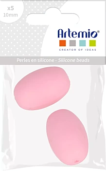 Siliconen kralen Olive Pink Powdered My little Baby Artemio