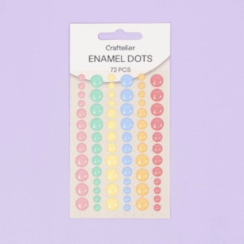 Enamel Dots Pastel Craftelier