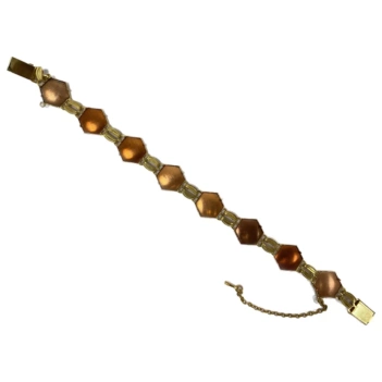 Pulsera rombos para esmaltado