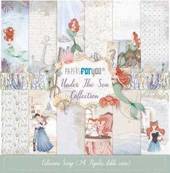 Kit de Scrapbooking Under the Sea PapersForYou 15x15cm