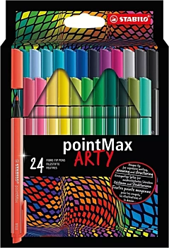 Set of 24 PointMax Arty Stabilo markers