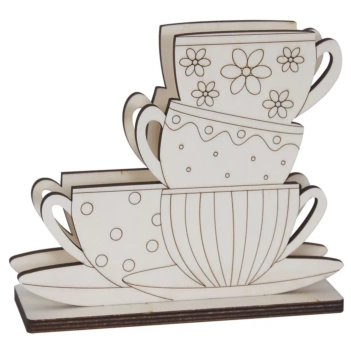 Servilletero Tazas Mi Tienda de Arte 17x19cm

