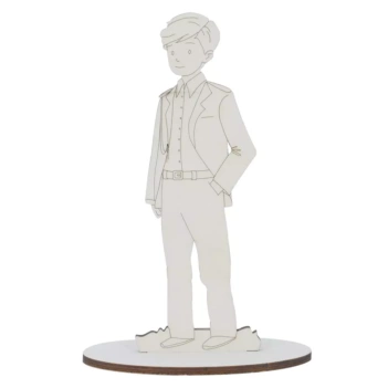 Wooden Silhouette Boy Communion Captain Artis Decor