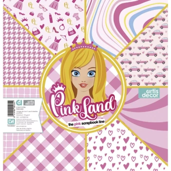 Kit de Scrapbooking Pink Land Artis Decor 30x30cm