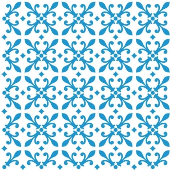 Plantilla de stencil Flor de Lys Artis Decor 20x20cm