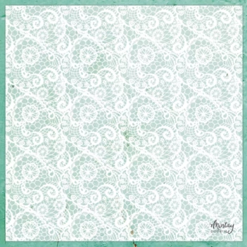Papel Vellum Lace Mintay 30x30cm