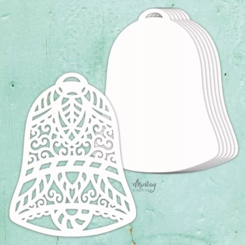Mintay Chipboard Die-Cuts Album Basis Xmas Bell