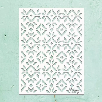 Plantilla de Stencil Kreativa Winter Mintay 15x20cm