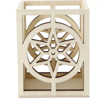 Wooden lantern Star Creativ Company