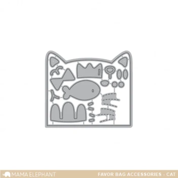 Fustella Favor Bag Accessory Cat Mama Elephant