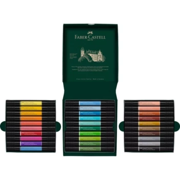 Estuche de 30 Rotuladores Pitt Artist Pen Dual Faber-Castell