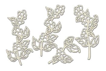 Set de Chipboard Botanical Diary #3 Fabrika Decoru