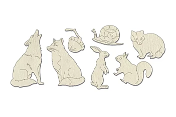 Kit de Chipboard Forest Life #5 Fabrika Decoru