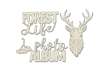 Forest Life Spanplatten-Set Nr. 6 Fabrika Decoru