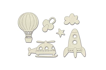 Set de chipboard Boho Baby 1 Fabrika Decoru