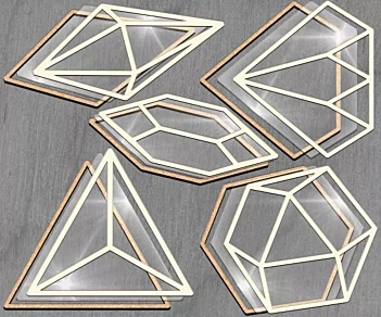 Mega Kit Dimensional para Shaker Vidros Fabrika Decoru