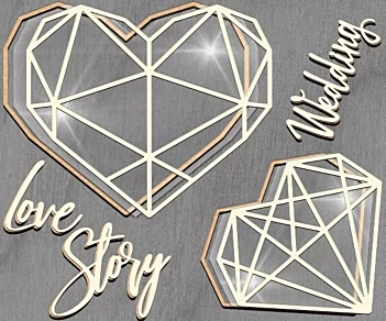 Mega Set Dimensional para Shaker Curly Frames Fabrika Decoru