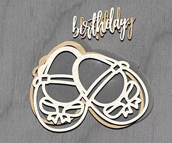 Mega set dimensional para shaker Birthday Booties Fabrika Decoru