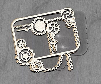 Conjunto mega dimensional para shaker Square Frame Gears White Fabrika Decoru