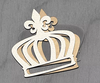 Conjunto mega dimensional para shaker Frame Crown Branco Fabrika Decoru