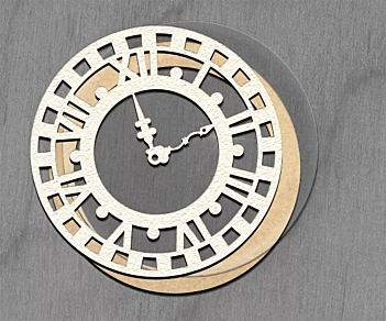 Méga ensemble dimensionnel pour horloge à cadre rond Shaker Fabrika Decoru