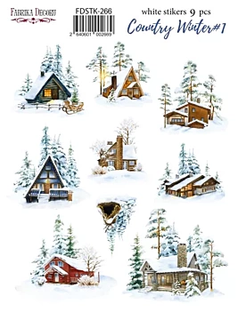 Stickers Country Hiver #1 Fabrika Decoru