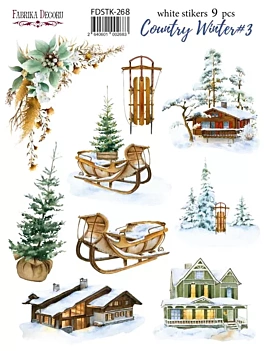 Stickers Country Hiver #3 Fabrika Decoru