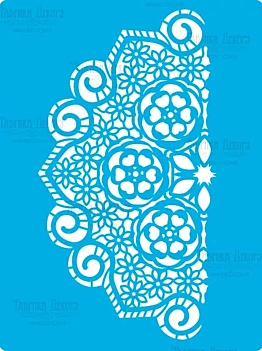 Pochoir Gabarit Serviette Tricotée Fabrika Decoru 15x20cm