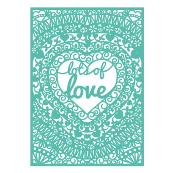 Die Lots of Love Vertical-Erstausgabe für Sizzix