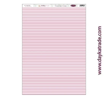 Tela DTXM-2015 Patrón Fondo Rayas Rosa Dayka 33x70cm